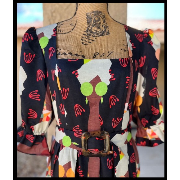 Modcloth Hutch Let's Go Boho Maxi Dress Size 6 - Picture 2 of 10